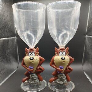Vintage Tasmanian Devil Plastic Wine Glass by Zak Designs